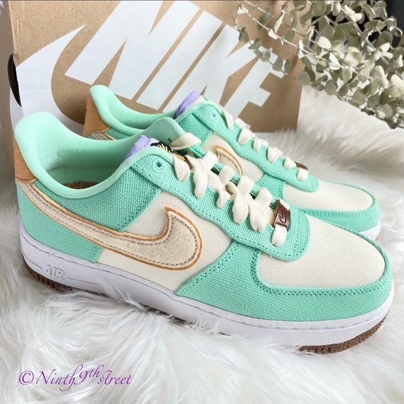 Nike Air Force 1 Low '07 Pineapple LIMITED EDITION Size W8 - Picture 6 of 15